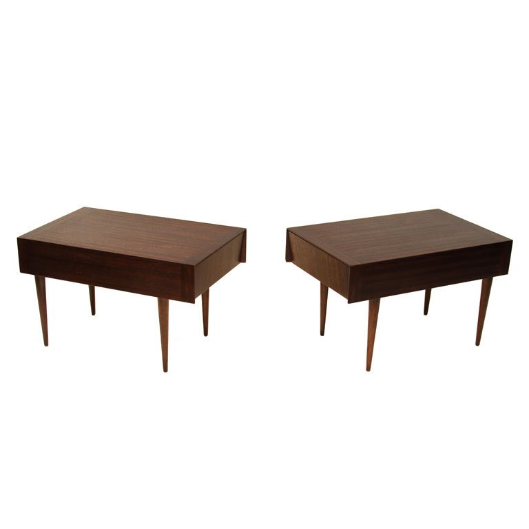 Brown-Saltman mahogany side tables (2) (1 of 7)
