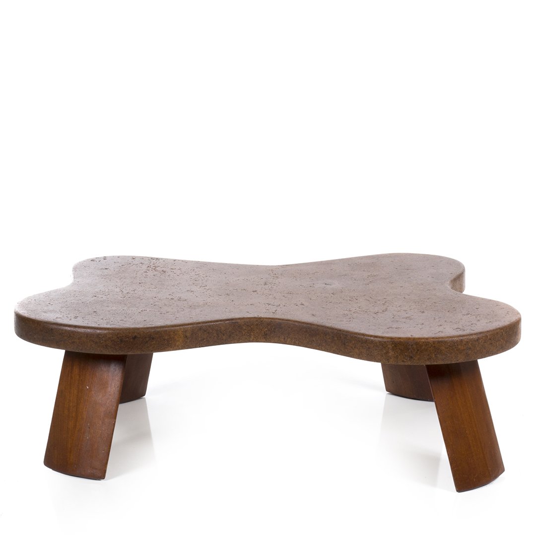 Paul Frankl cork coffee table (1 of 4)