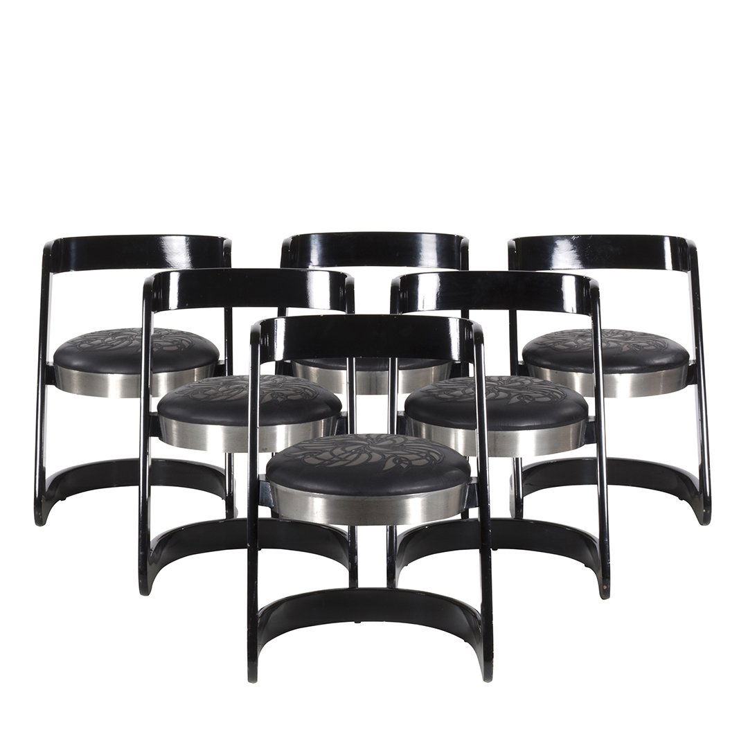 Willy Rizzo dining chairs (6) (1 of 3)