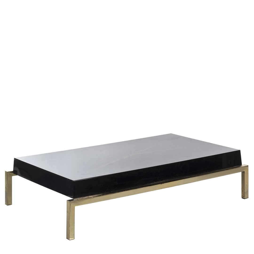 Brass and resin coffee table (1 of 3)