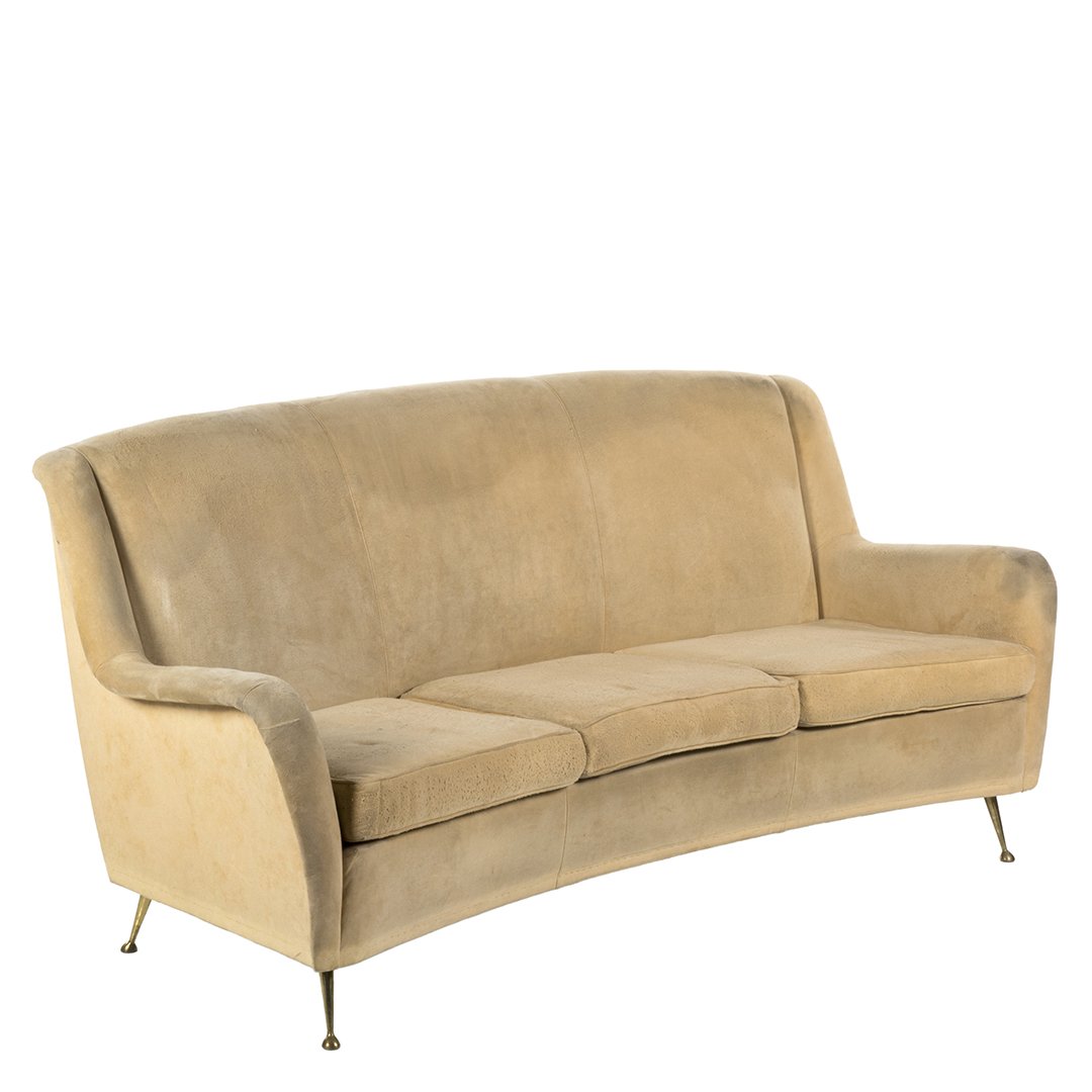 Italian curved sofa (1 of 3)