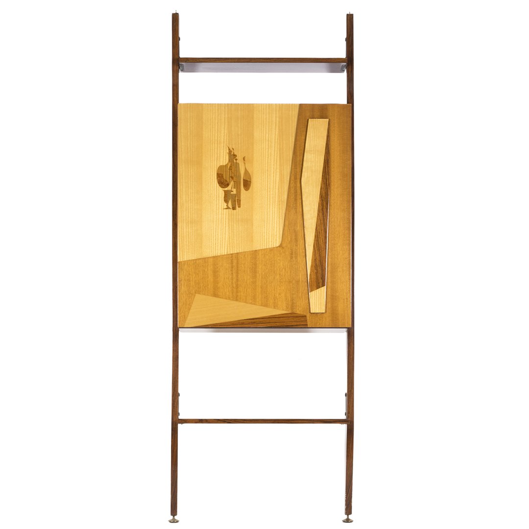 Italian parquetry bar cabinet (1 of 2)