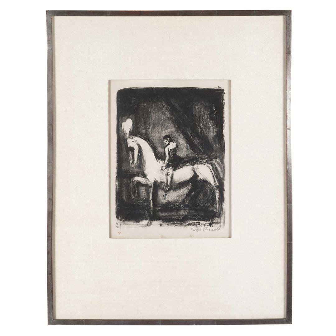 Georges Roault The White Horse from Saltimbanques (1 of 2)