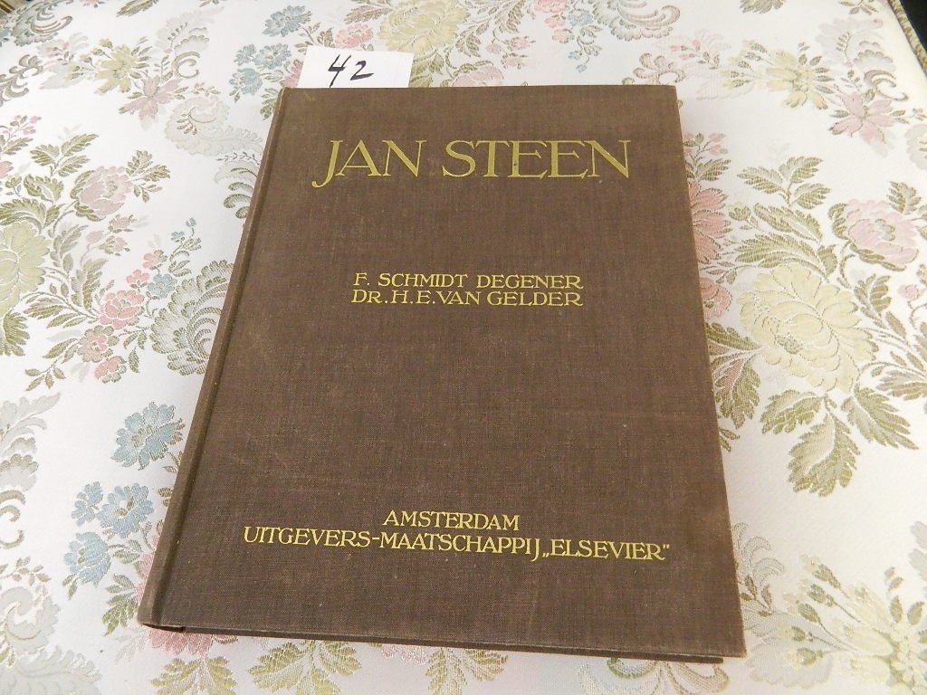 Dr. H.E. Ban Gelder, Veertig Meesterwerken van Jan: Dr. H.E. Ban Gelder, Veertig Meesterwerken van Jan Steen, Elsevier 1927, Art book with engravings of Jan Steen, vg