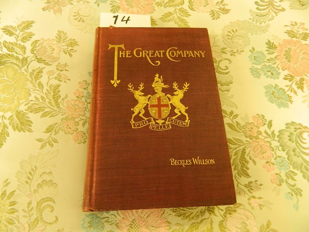 Beckles Willson, The Great Company, Copp Clark 1899, vg (1 of 1)