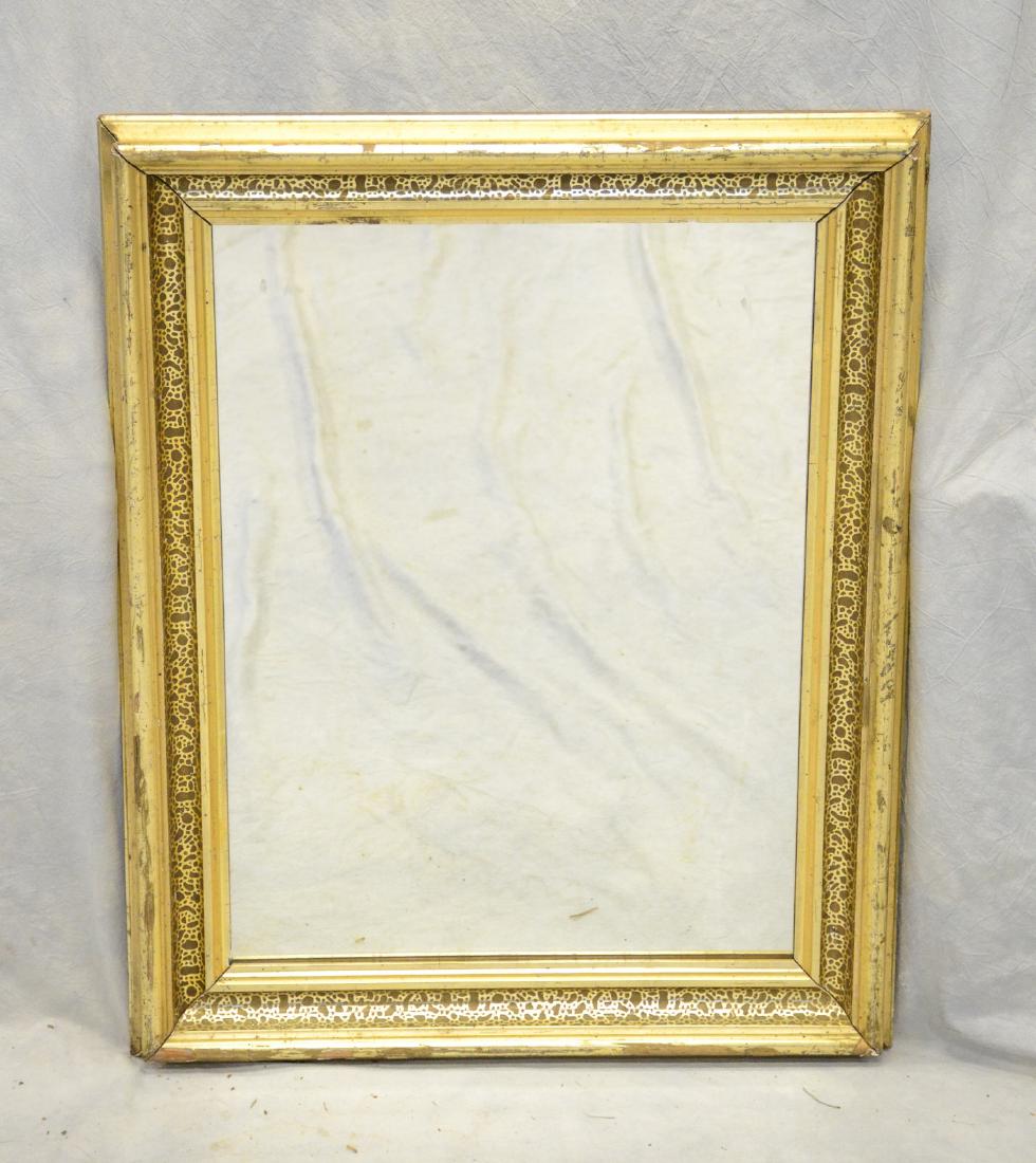Gilt framed Victorian wall mirror, 28" x 22" (1 of 4)