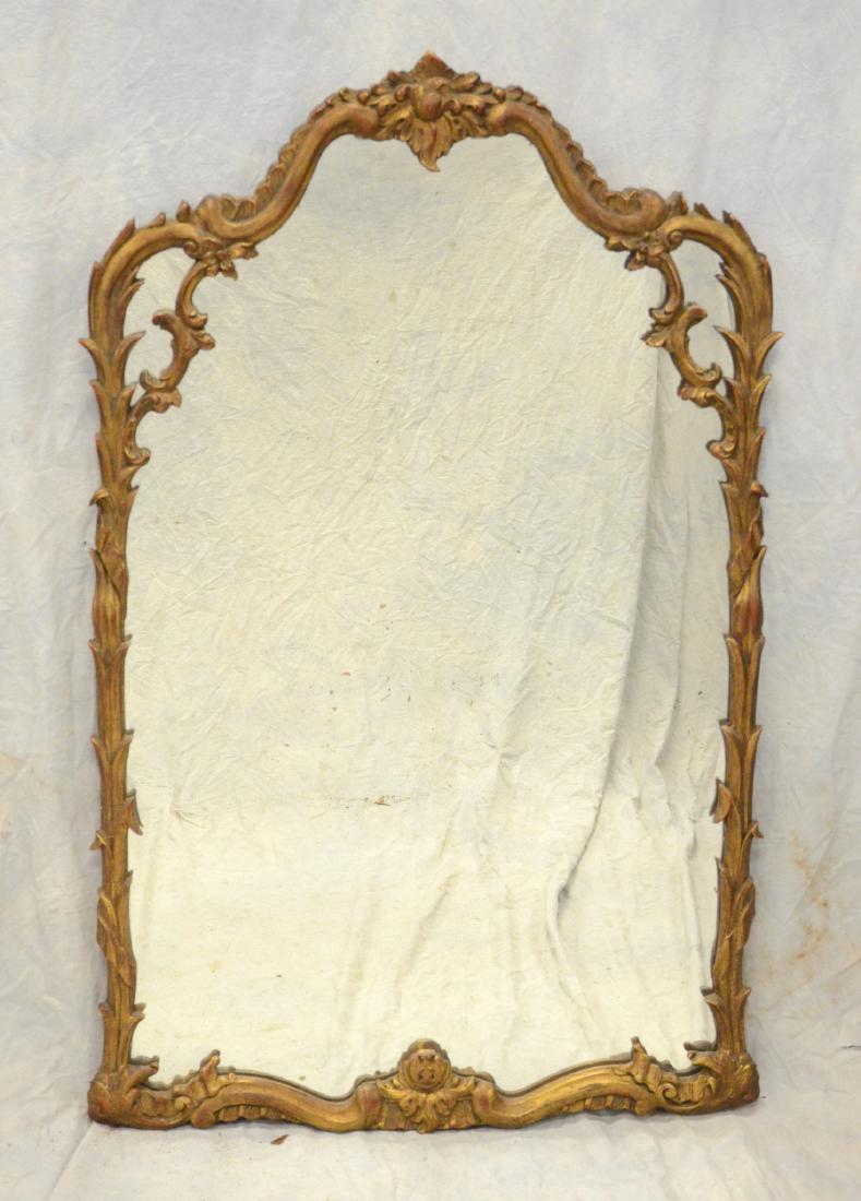 George III style giltwood mirror, 46" h, 29" w (1 of 1)