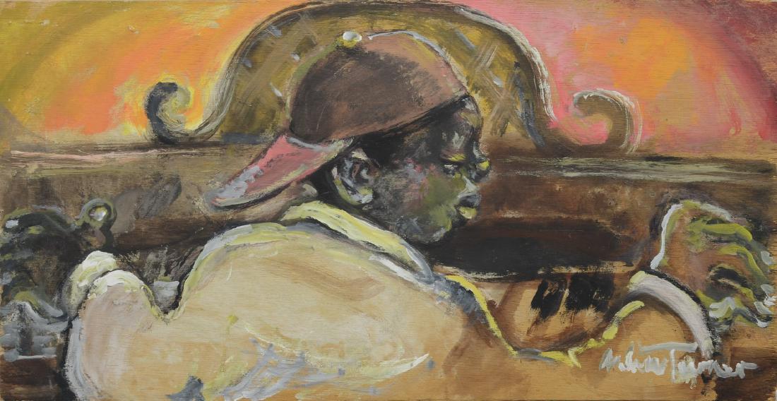 Andrew Turner, American, 194-2001, oil on luan panel, (1 of 3)