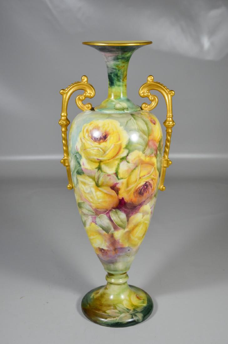 Lenox Belleek floral decorated porcelain double handled (1 of 7)