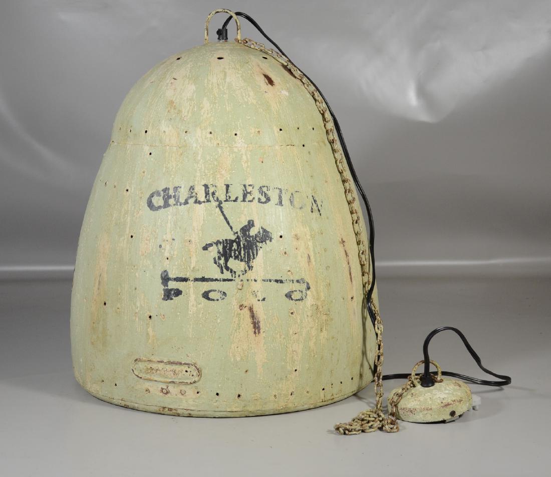 Charleston Polo light fixture, 21" h, 17": Charleston Polo light fixture, 21" h, 17" diameter at base