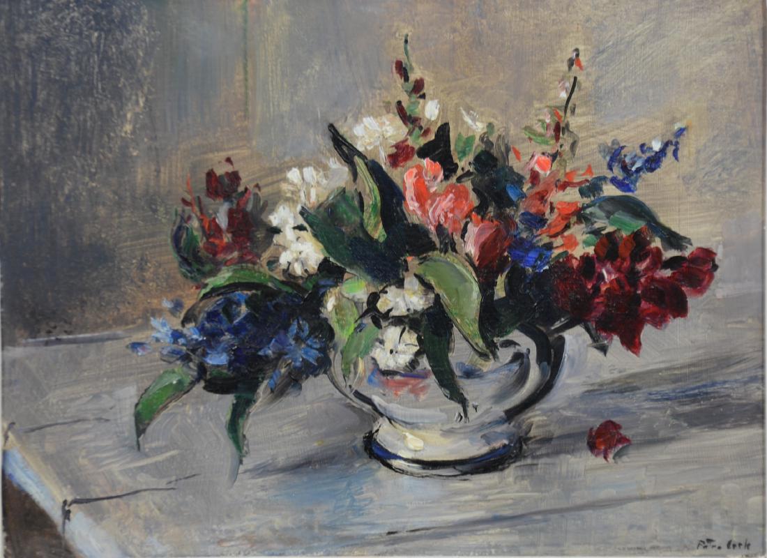 Peter Cook, oil on masonite, The Approach (1 of 3)