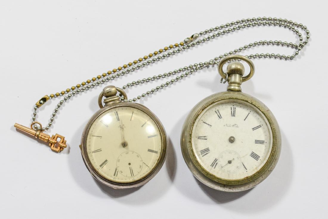 Silver fusee movement pocket watch, keywind, not (1 of 1)