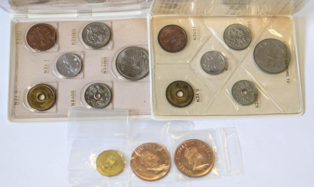 1970 and 1972 Japanese mint sets with a partial Jersey (1 of 3)