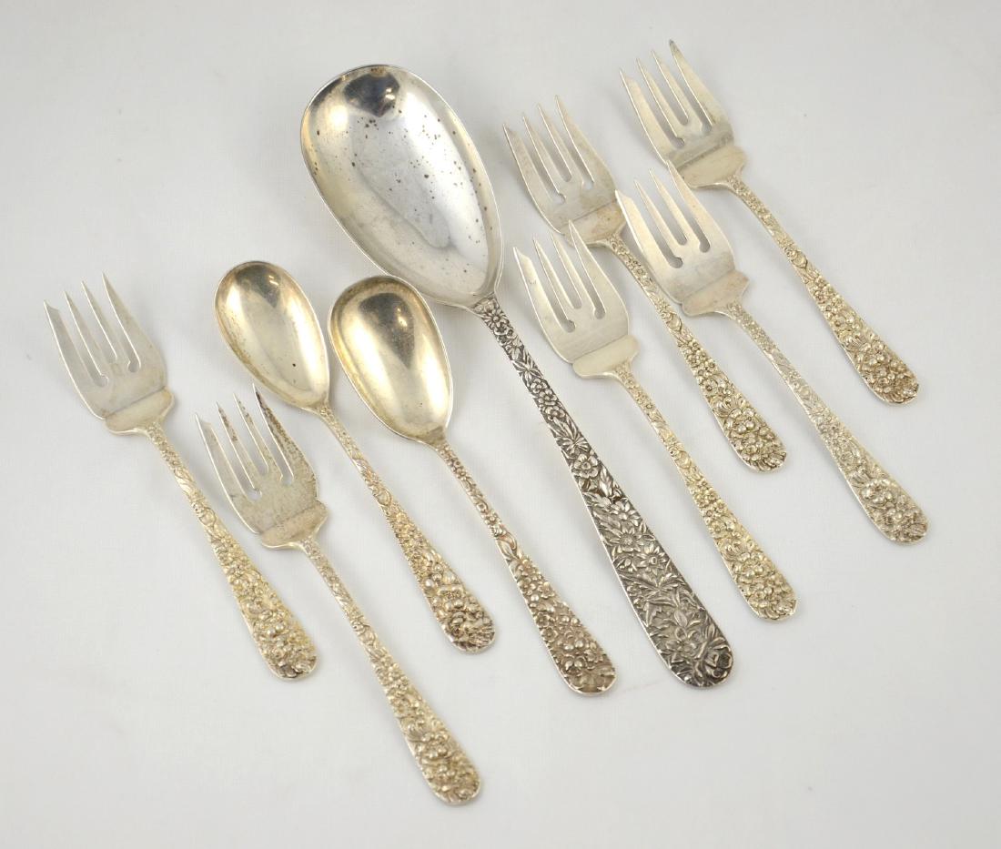 (9) Sterling Repousse Pieces (1 of 3)