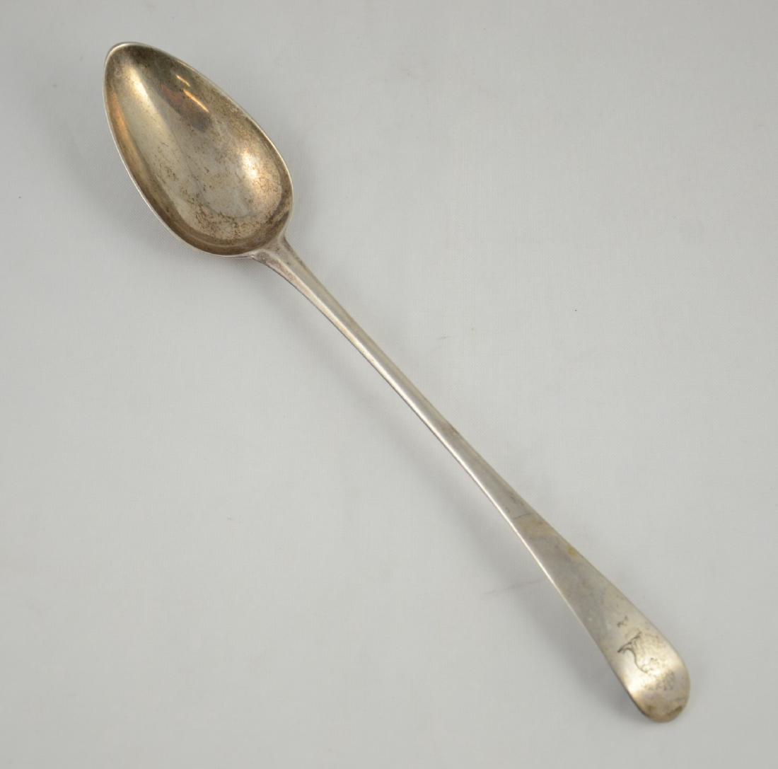 Georgian silver stuffing spoon (1 of 4)