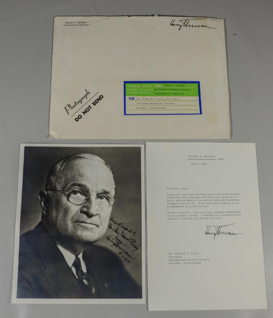 Harry Truman Signed & Inscribed Photo, Unframed (1 of 5)