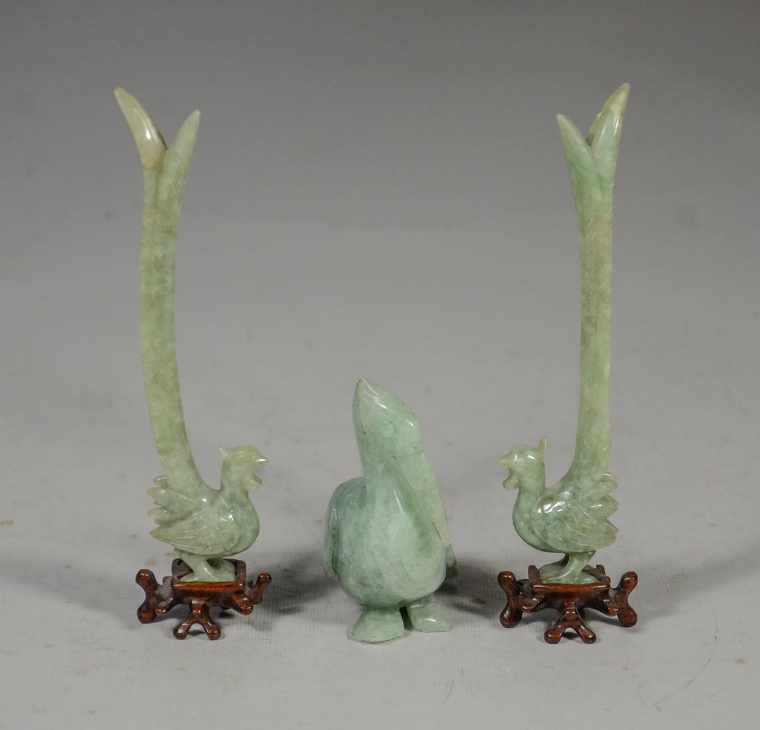 (3) Chinese Hardstone Carvings (1 of 2)