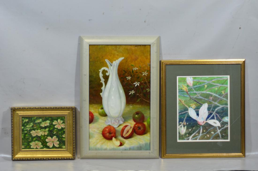 Russell Lee Finley (3) assorted paintings (1 of 6)