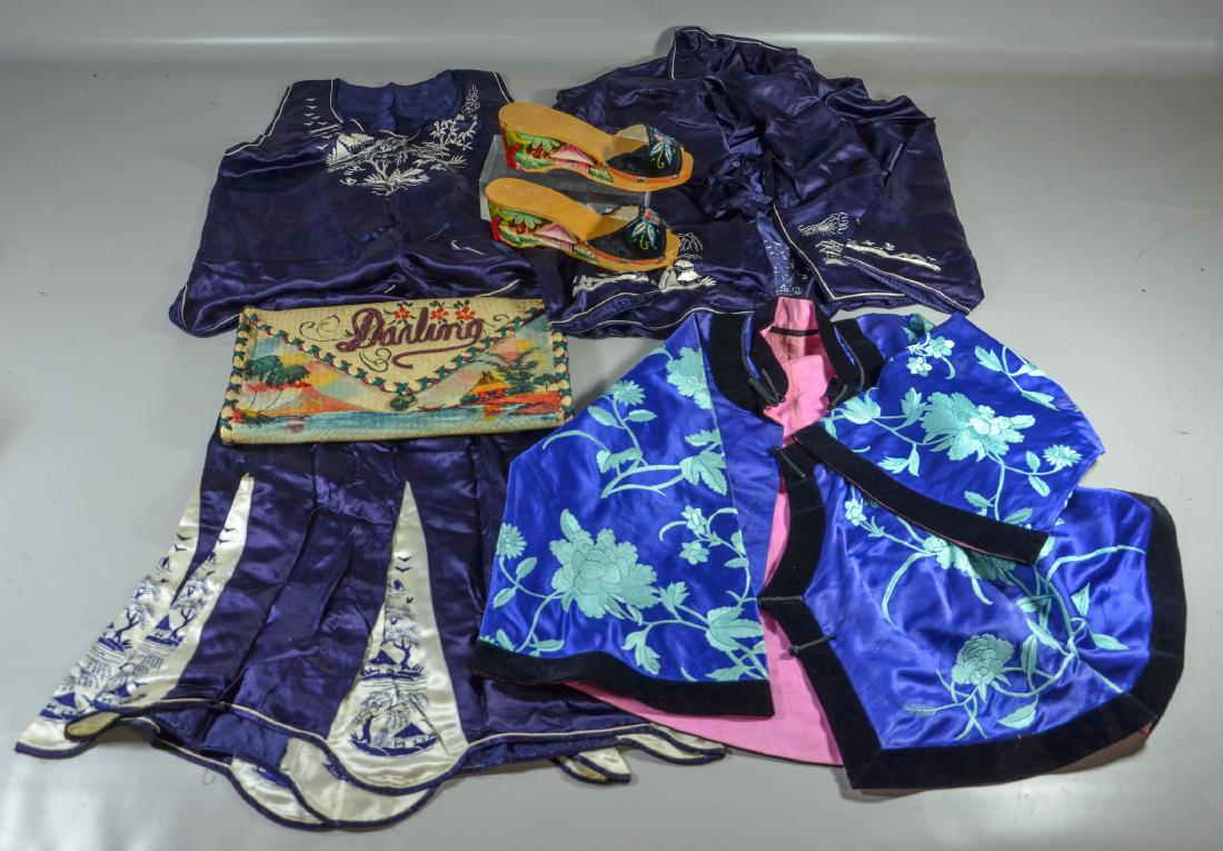 5 Pieces to include a Chinese embroidered jacket (1 of 3)