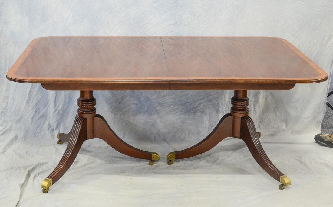 Baker banded dining room table with 3 leaves (1 of 2)