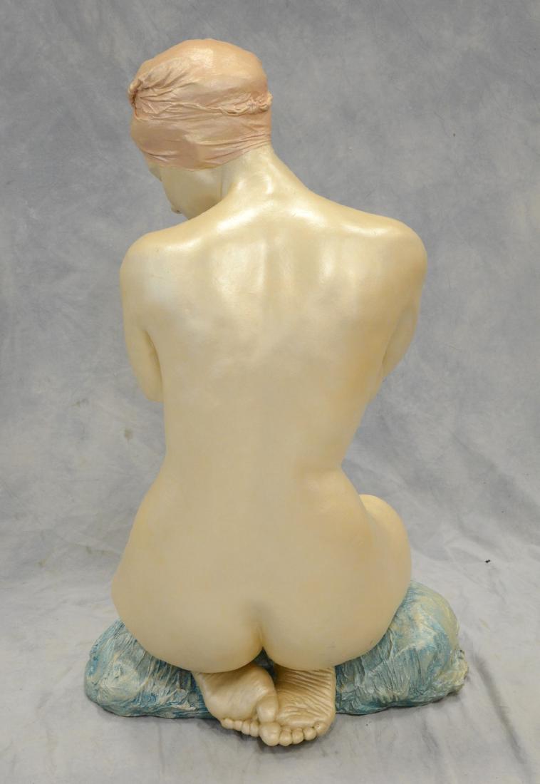 Shalit, Ericson "Natasha" Fiberglass Half Woman: Willa Shalit and Dean Ericson "Natasha" Fiberglass Half Figure of Classical Woman, dated 1988, 2 of 12, 34-1/2" h, from the Forbes Collection