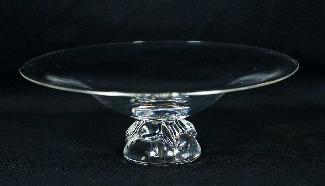 Steuben Center Bowl, Signed (1 of 3)