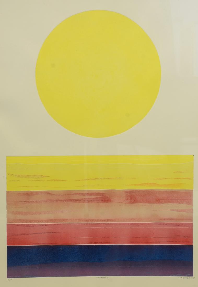 John P Garoufi, Color Etching, "Sunrise 2" (1 of 4)
