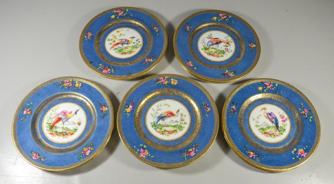 Royal Doulton Handpainted Service Plates, 11 Pcs (1 of 7)