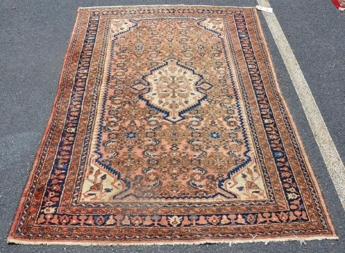 Hamadan throw rug, 4'7" x 6'6" (1 of 3)