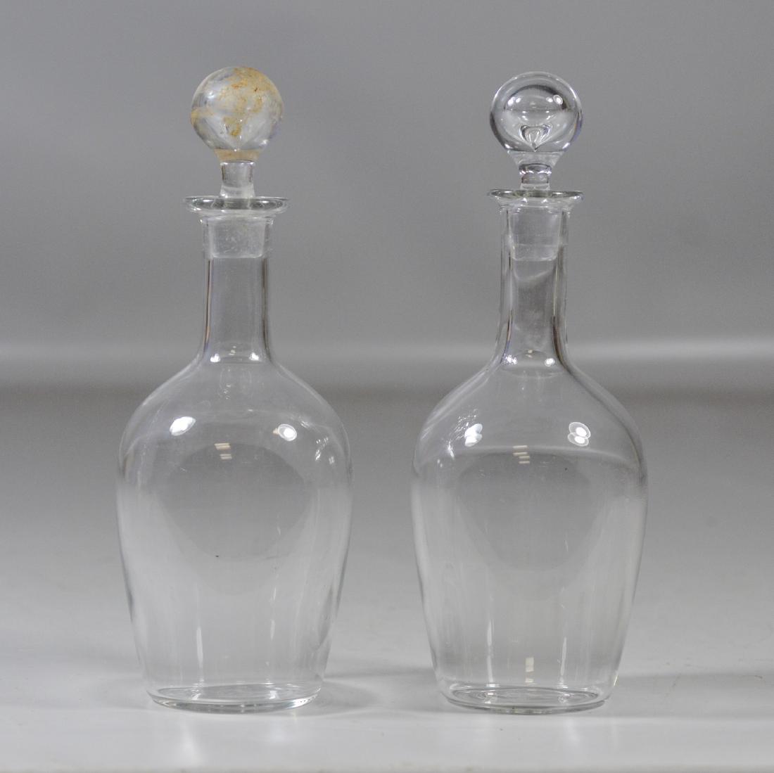 Pair of Signed Baccarat Decanters (1 of 2)