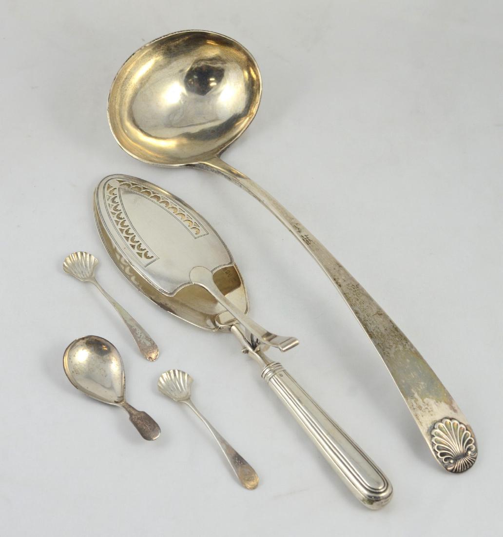 James Howell, Philadelphia coin silver ladle, more (1 of 7)