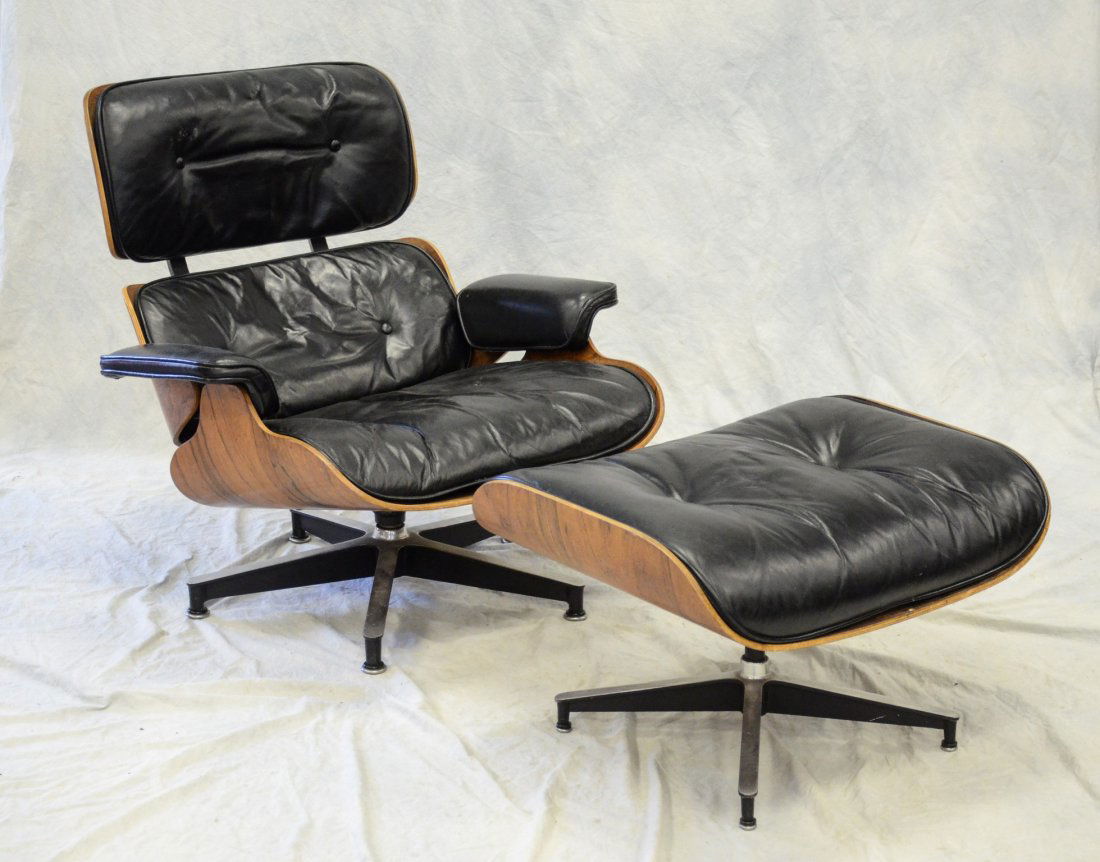 Herman Miller Eames rosewood lounge chair and ottoman (1 of 5)