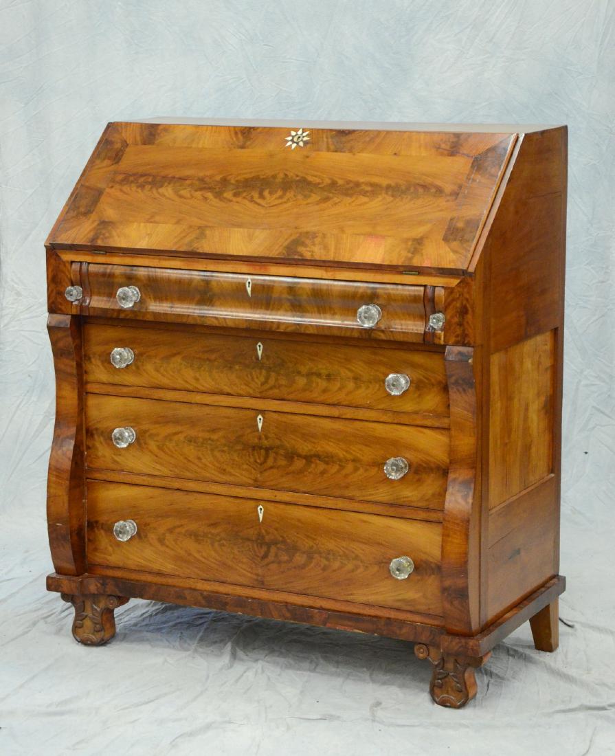 American mahogany & cherry Federal slant front desk (1 of 6)