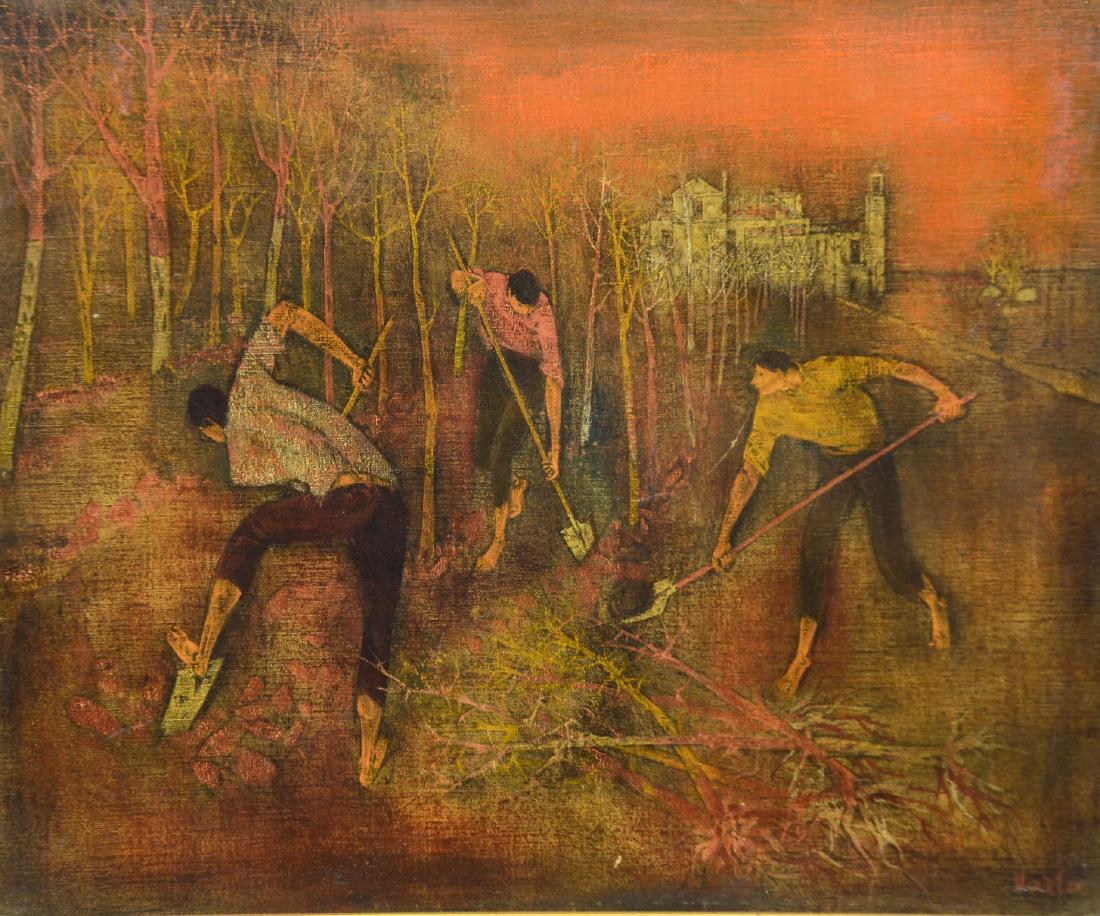 Felix Varla, The Planters, oil on canvas (1 of 4)