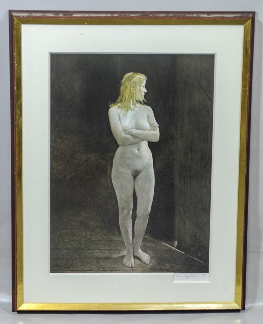 Andrew Wyeth, 1915-2012, signed print, "The Virgin" (1 of 3)