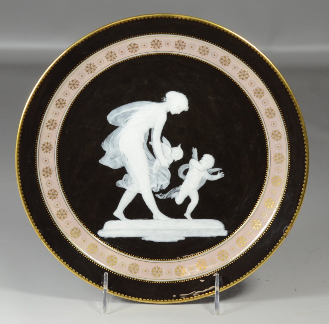 Minton's Pate sur Pate L Solon Plate, 9.5" (1 of 9)