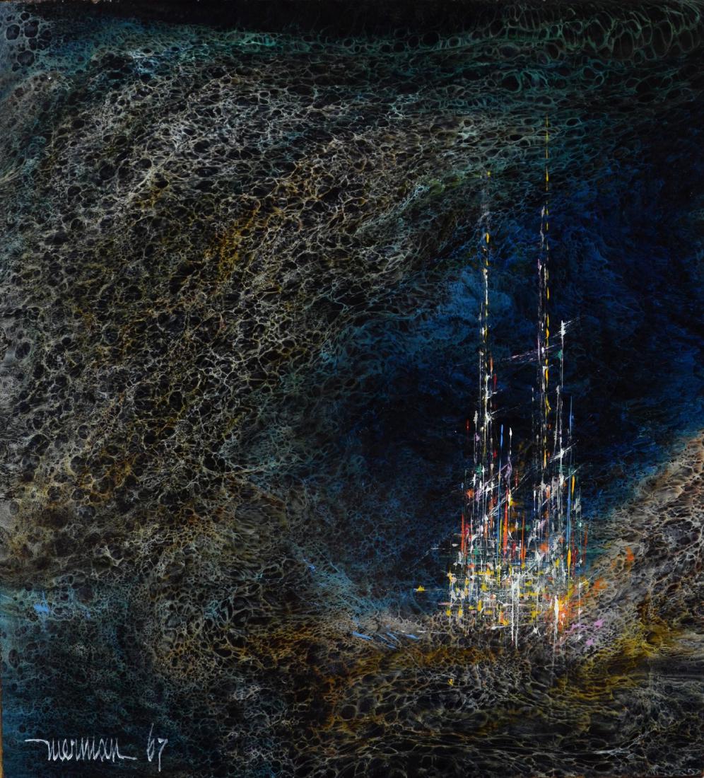 Leonardo Nierman, American, b 1932, Acrylic (1 of 5)