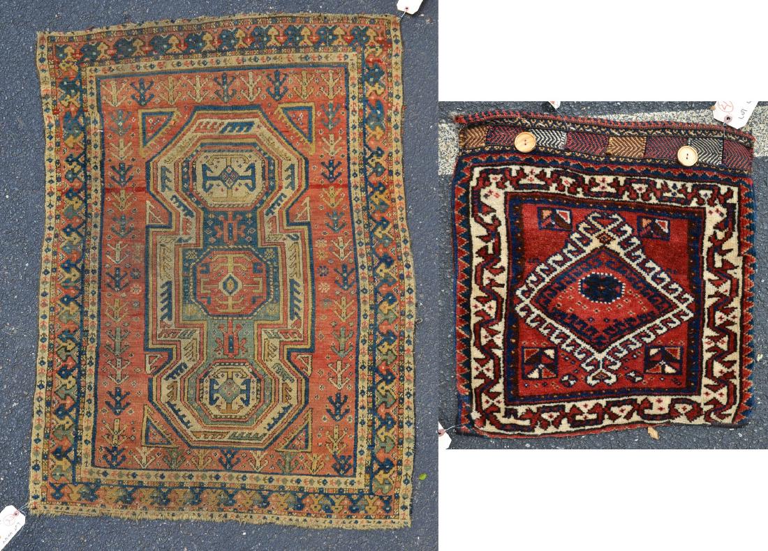 Turkish Bag Face w/Caucasian Prayer Rug (1 of 7)