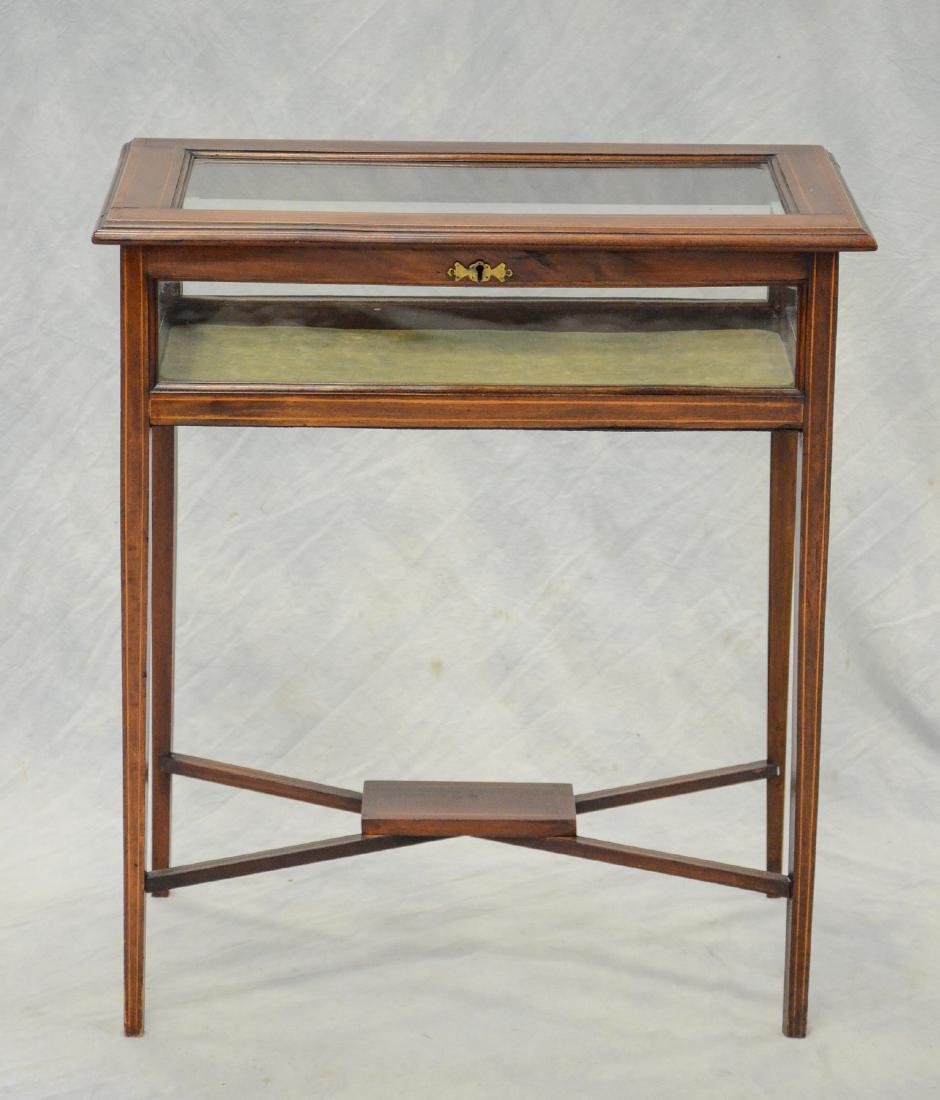 English Edwardian vitrine table (1 of 3)
