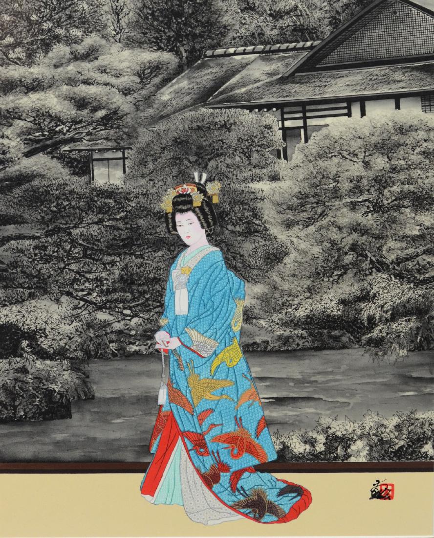 Hisashi Otsuka, Japanese, b 1947, serigraph (1 of 4)