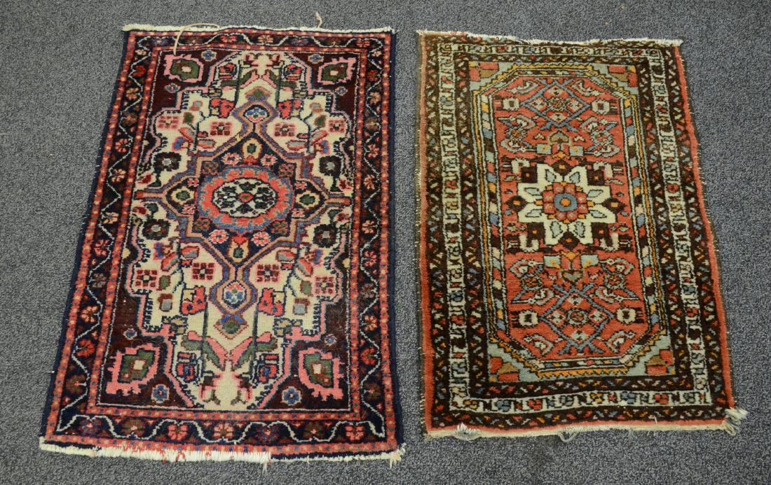 2 Hamadan throw rugs, largest 24" x 36" (1 of 5)