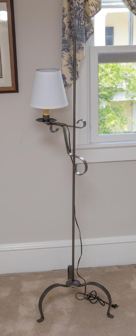 Adjustable Wrought Iron Floor Lamp (1 of 1)