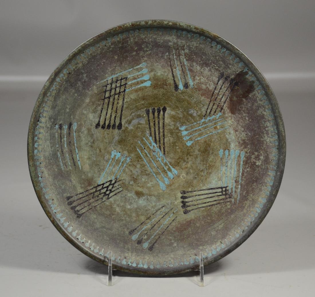 Primavera HM Bronze Art Deco plate (1 of 4)