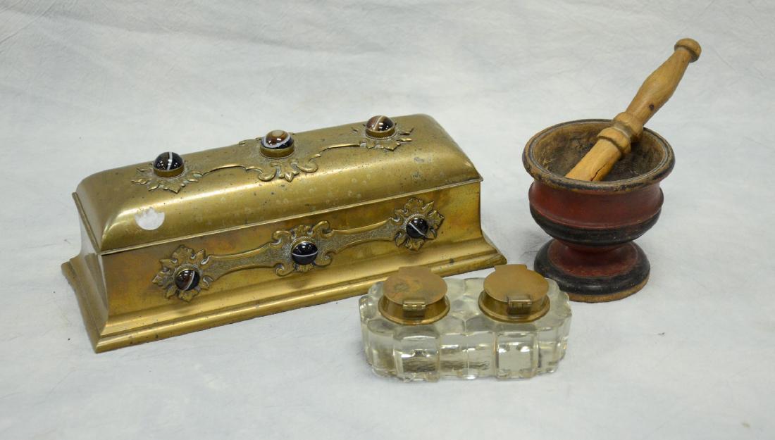 (3) decorative desk items (1 of 1)