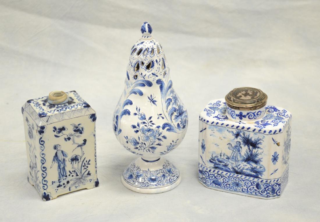 (3) Pc Continental faience (1 of 2)