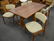 Benny Linden 7 pc modern design teak dining room set - 4