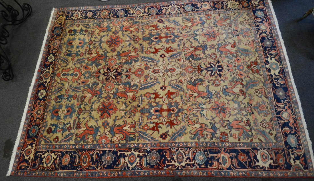 Multicolor Persian Rug, 9' 1-1/2" x 12' 3" (1 of 2)