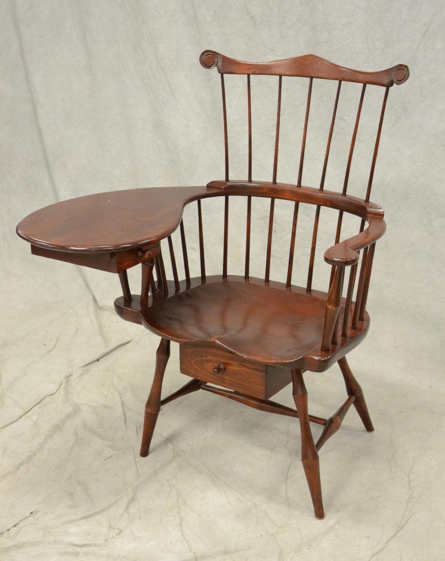 Windsor comb-back writing armchair (1 of 3)