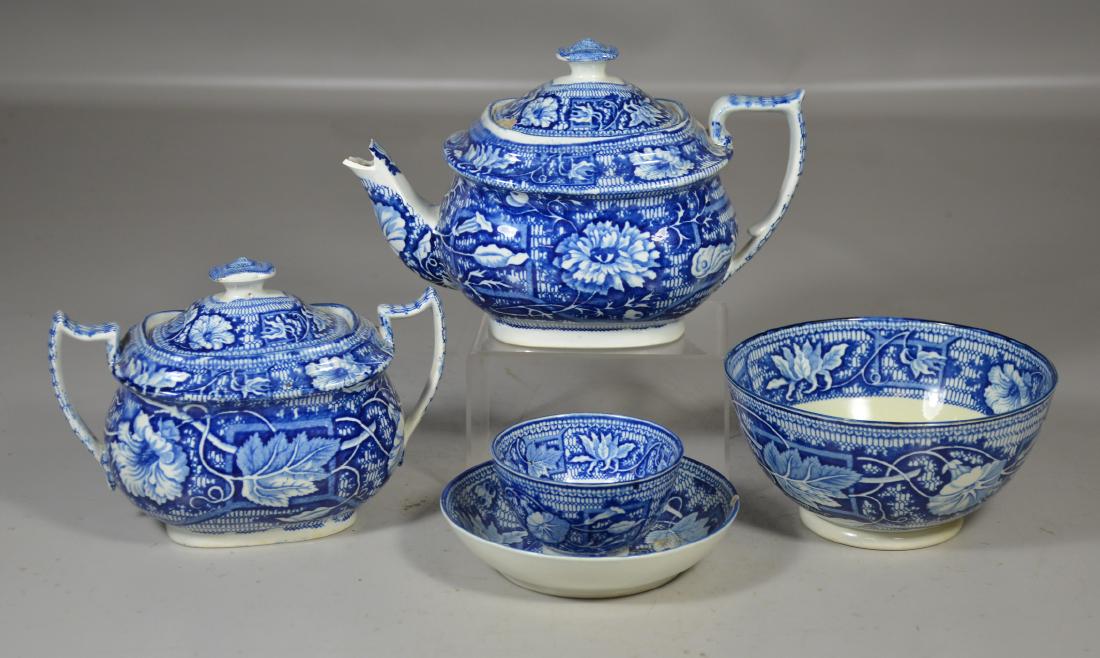 Partial English Soft Paste Tea Set (1 of 3)