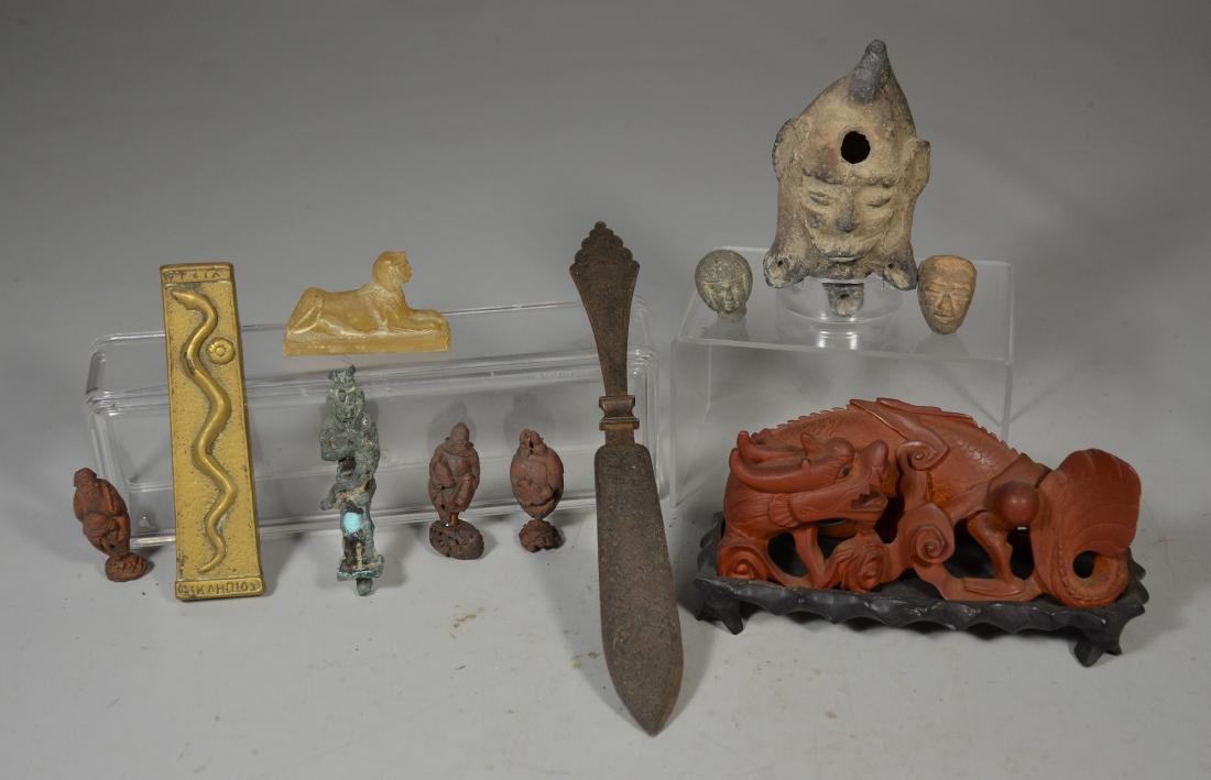(11) Grand Tour Pieces, Asian Dragon, etc (1 of 3)